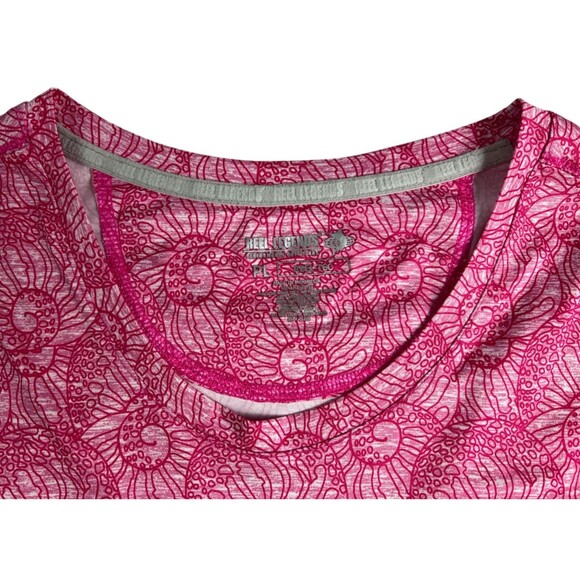Reel Legends Women's Reel-Tec Top  Size PL  Pink Print  Fishing Outdoor Boating - Picture 4 of 6